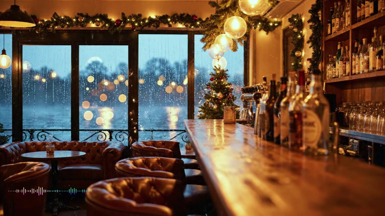 Cozy Thunder Rain Jazz Mix ｜ Gentle Nighttime Study ☕⚡🌧️🎷✨