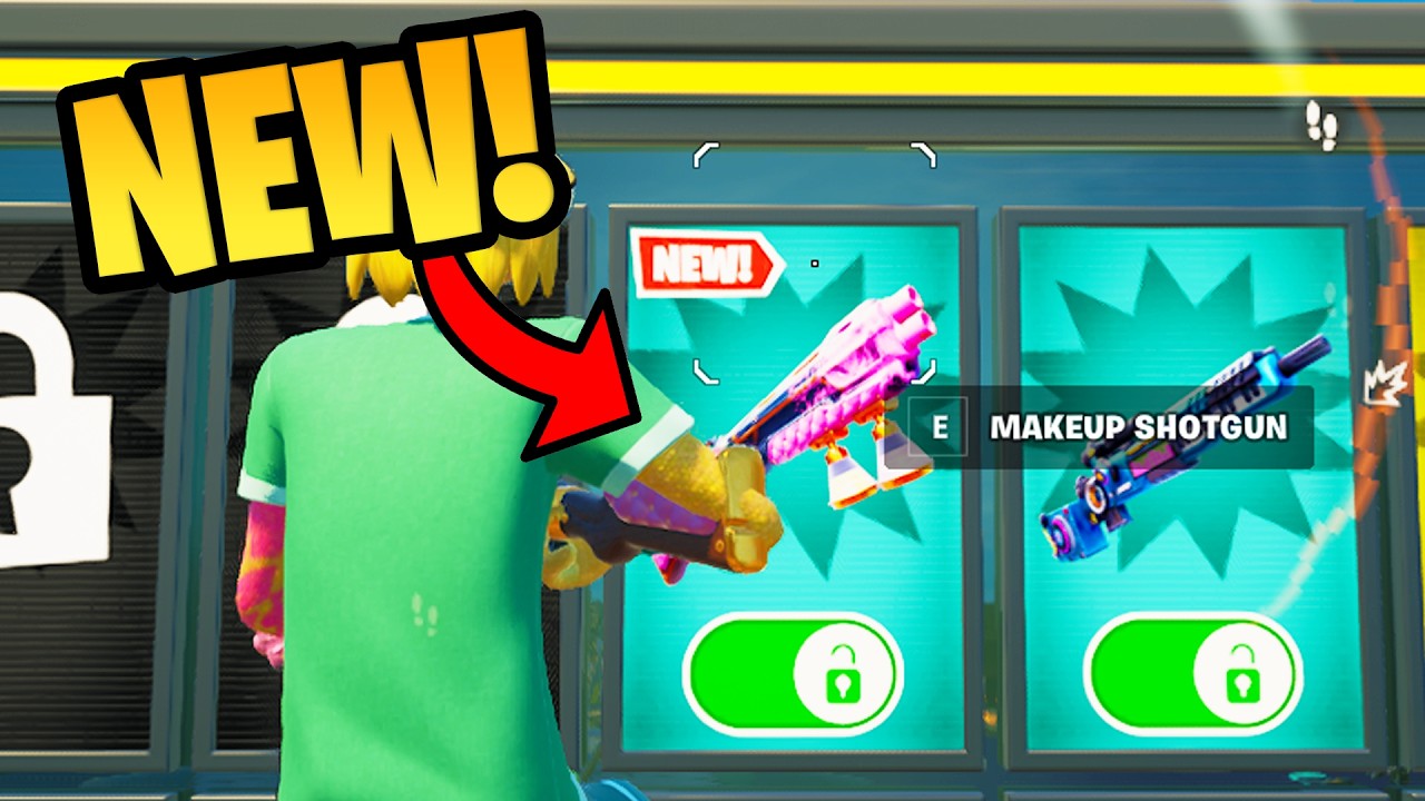 NEW Makeup Shotgun in 1vs1 with every gun Fortnite