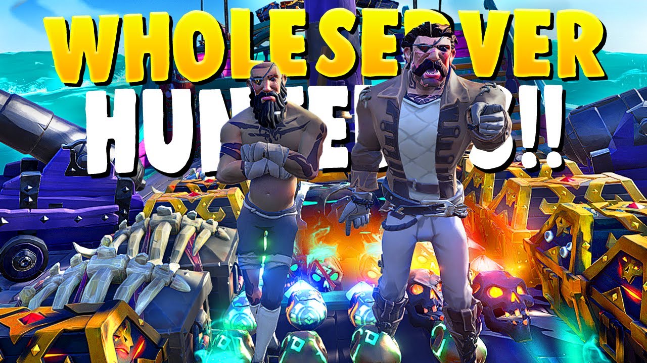 THE WHOLE SERVER HUNTED US for OUR STACKED LOOT & FORT KEY!