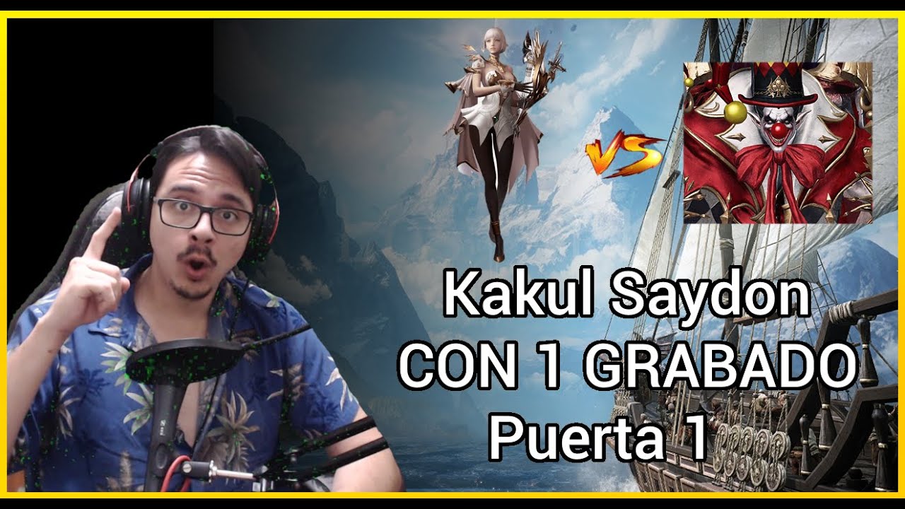 Kakul-Saydon con SOLO 1 GRABADO Puerta 1 comentado
