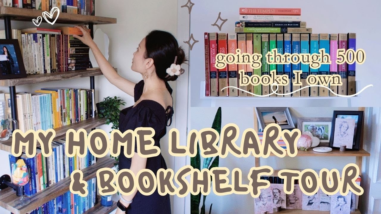 BOOKSHELF TOUR 2023 📚✨ | Every Book I Own (500+) | A Year of Building My Home Library 🧚
