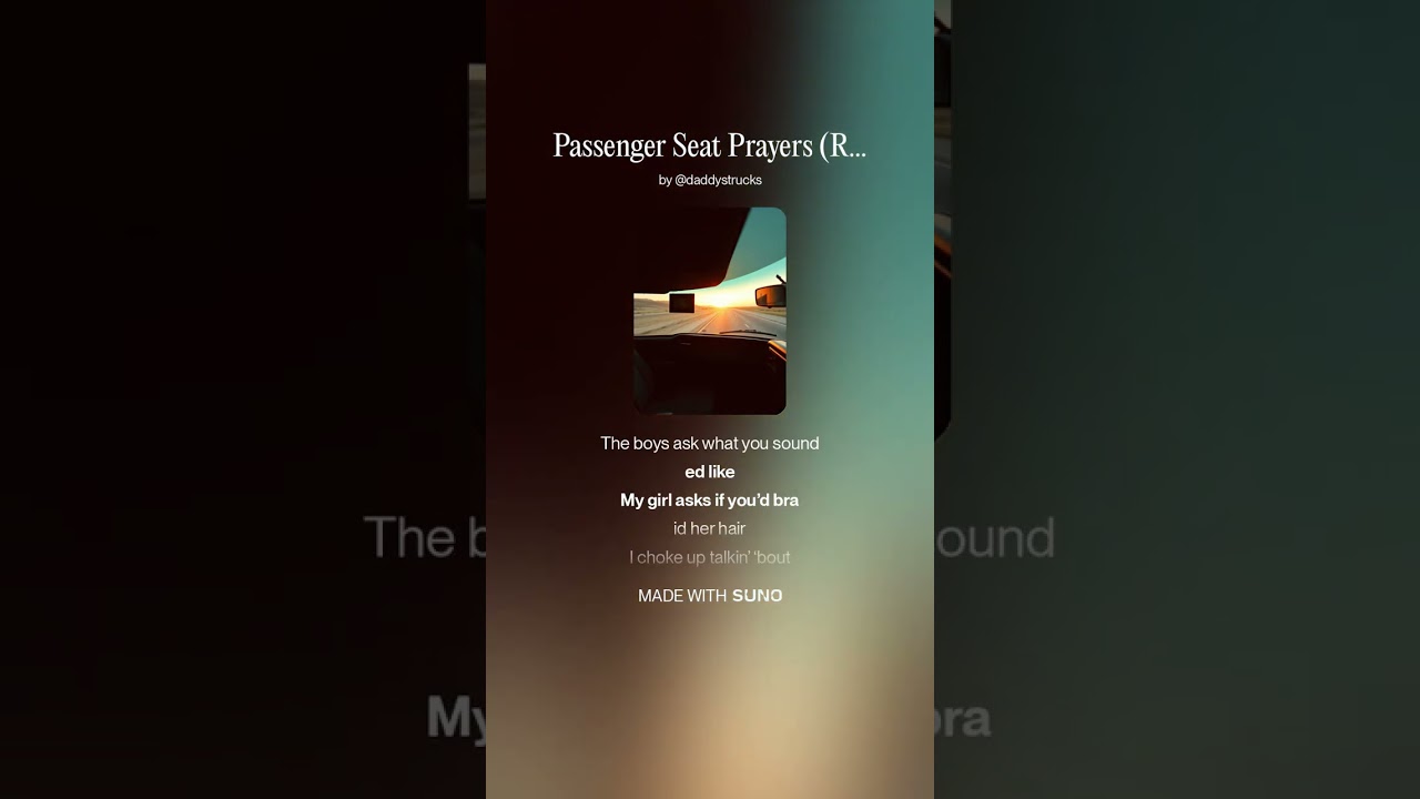 Passenger Seat Prayers