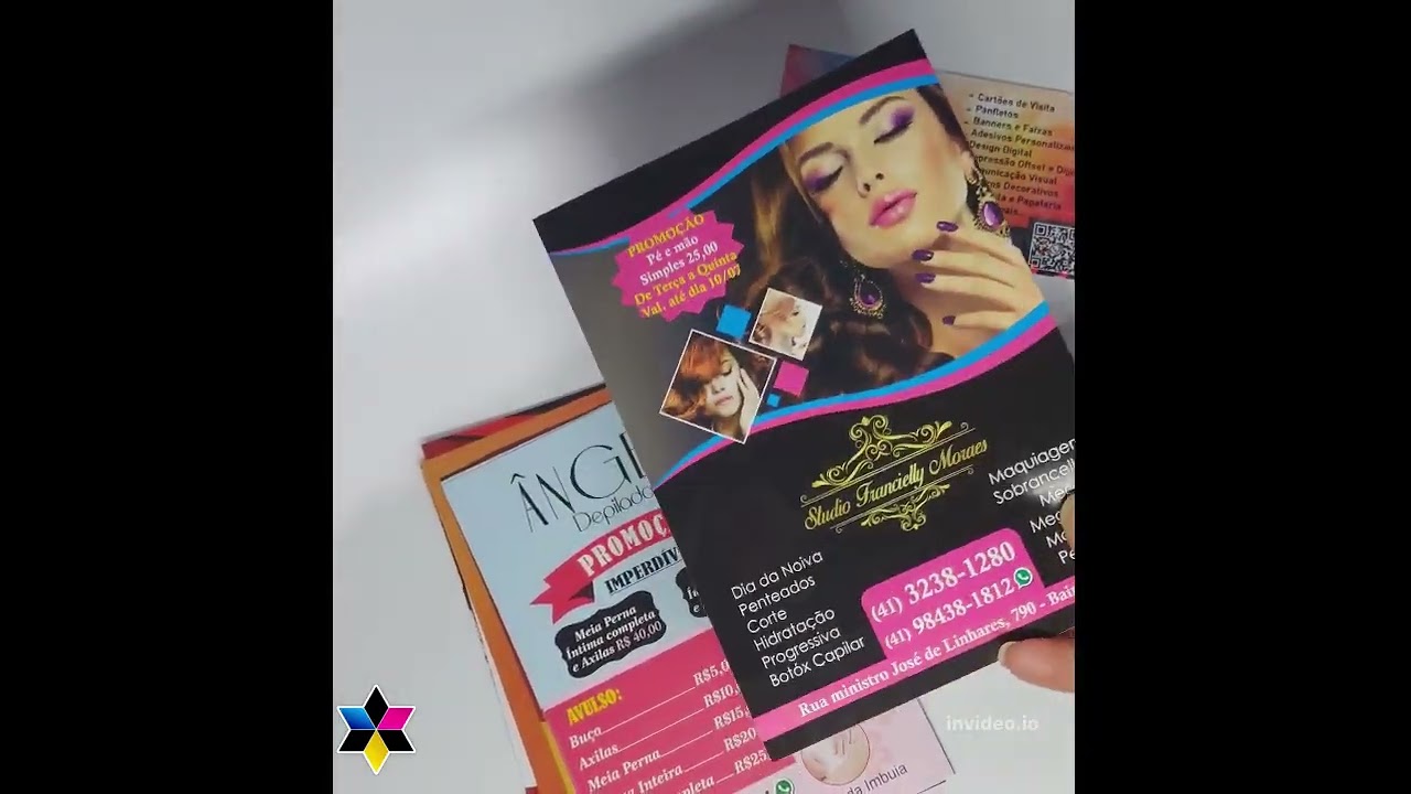 PANFLETO 10X14CM COUCHE 90GR SEM VERNIZ -DEMONSTRA&Ccedil;&Atilde;O - GRAFICA PROARTE