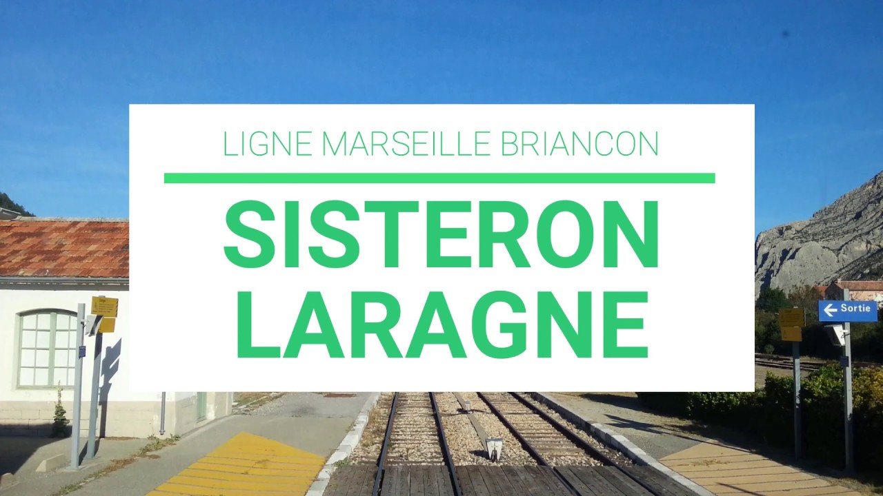 6 Sisteron à Laragne Ligne Val de Durance en cabine BGC B81500 [cab ride drive view SNCF]