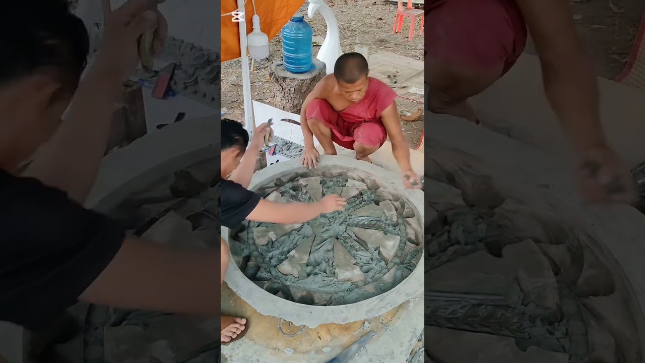 ອາລັງການງານສ້າງແມ່ພິມລາຍທຳມະຈັກຂະນາດໃຫຍ່