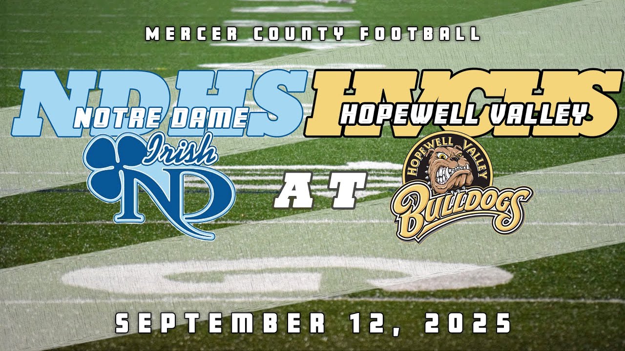 High School Football | Notre Dame Irish at Hopewell Valley Bulldogs 9/12/25