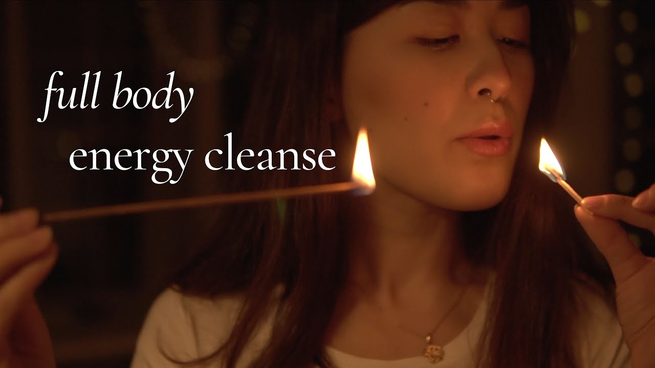 ASMR Full Body Energy Cleanse for Sleep (Plucking, Finger flutters, hand movements)