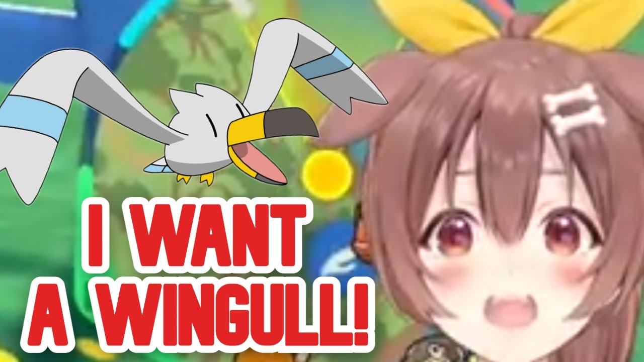 Korone's Reaction Seeing Her Fave Pok&eacute;mon 