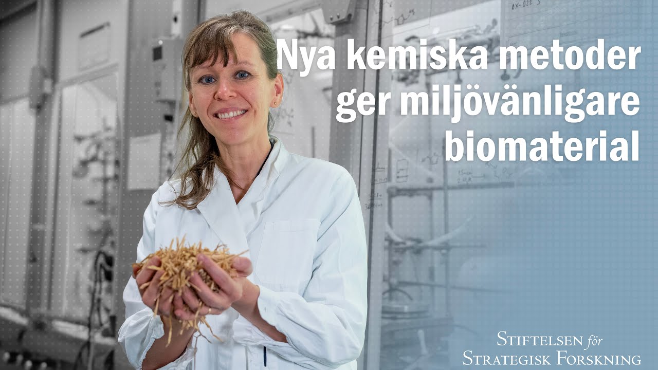 Färre kemikalier vid biomaterialproduktion