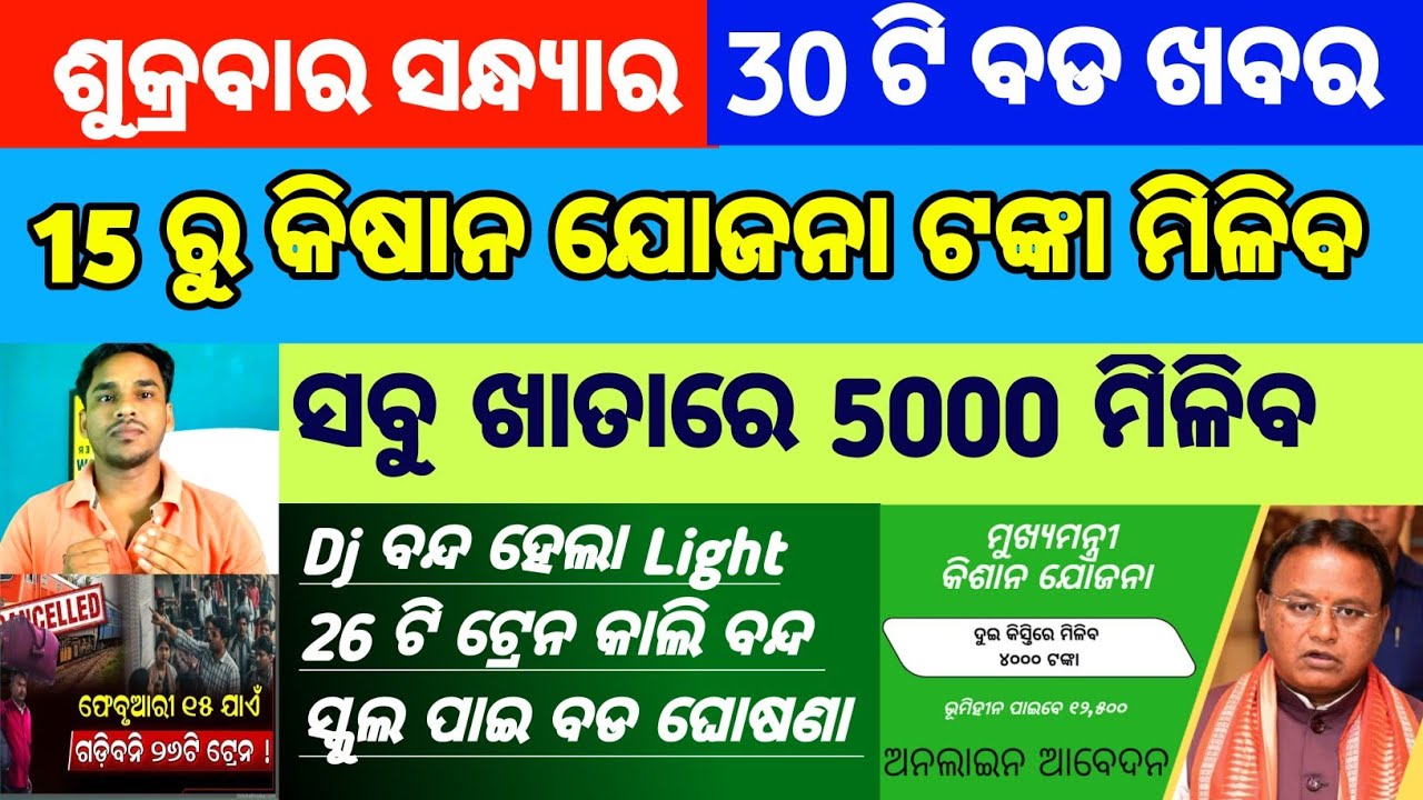 pm kisan 22 th installment date 2026 || pm kisan yojana || Subhadra yojana money BIG update