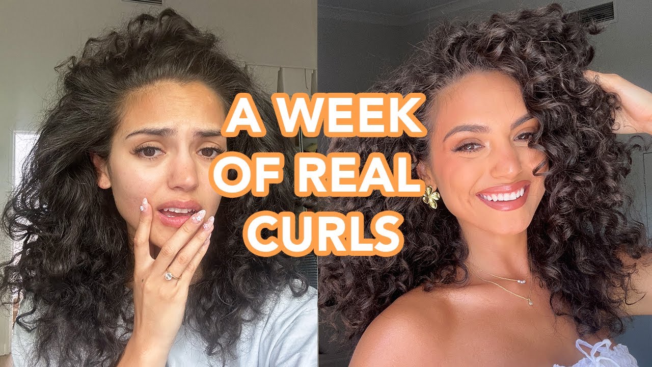 A REALISTIC WEEK OF CURLY HAIR✨ week in the life VLOG