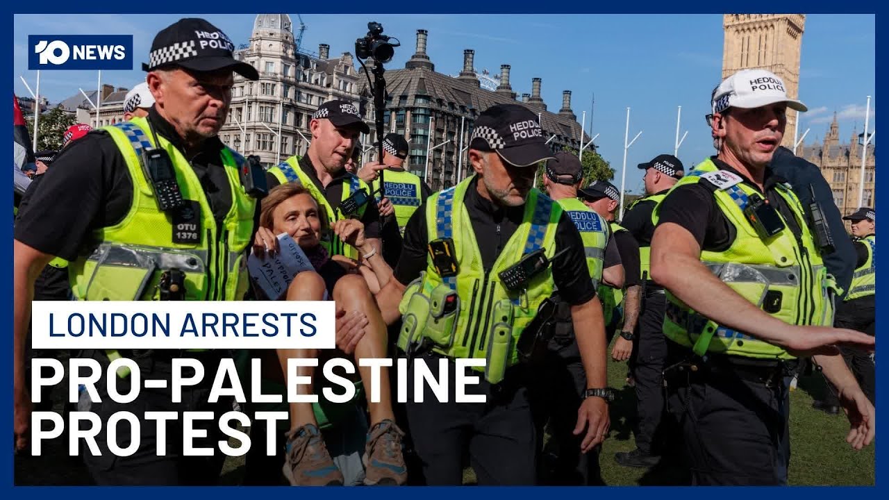 Mass Arrests in London as Pro-Palestine Protest Turns Chaotic | 10 News