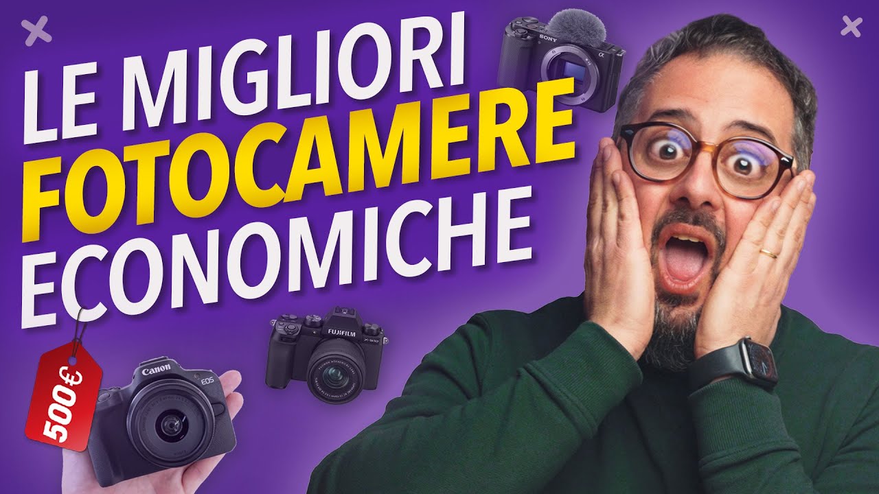 Le MIGLIORI FOTOCAMERE ECONOMICHE per foto e video nel 2024!
