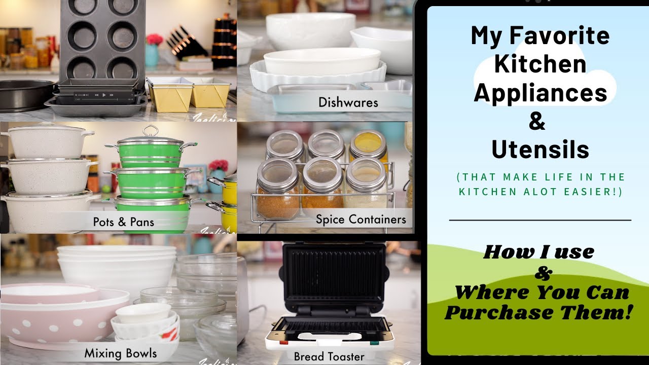 My Favorite Kitchen Appliances/Utensils That Make Life in the Kitchen SUPER EASY! - ZEELICIOUS FOODS
