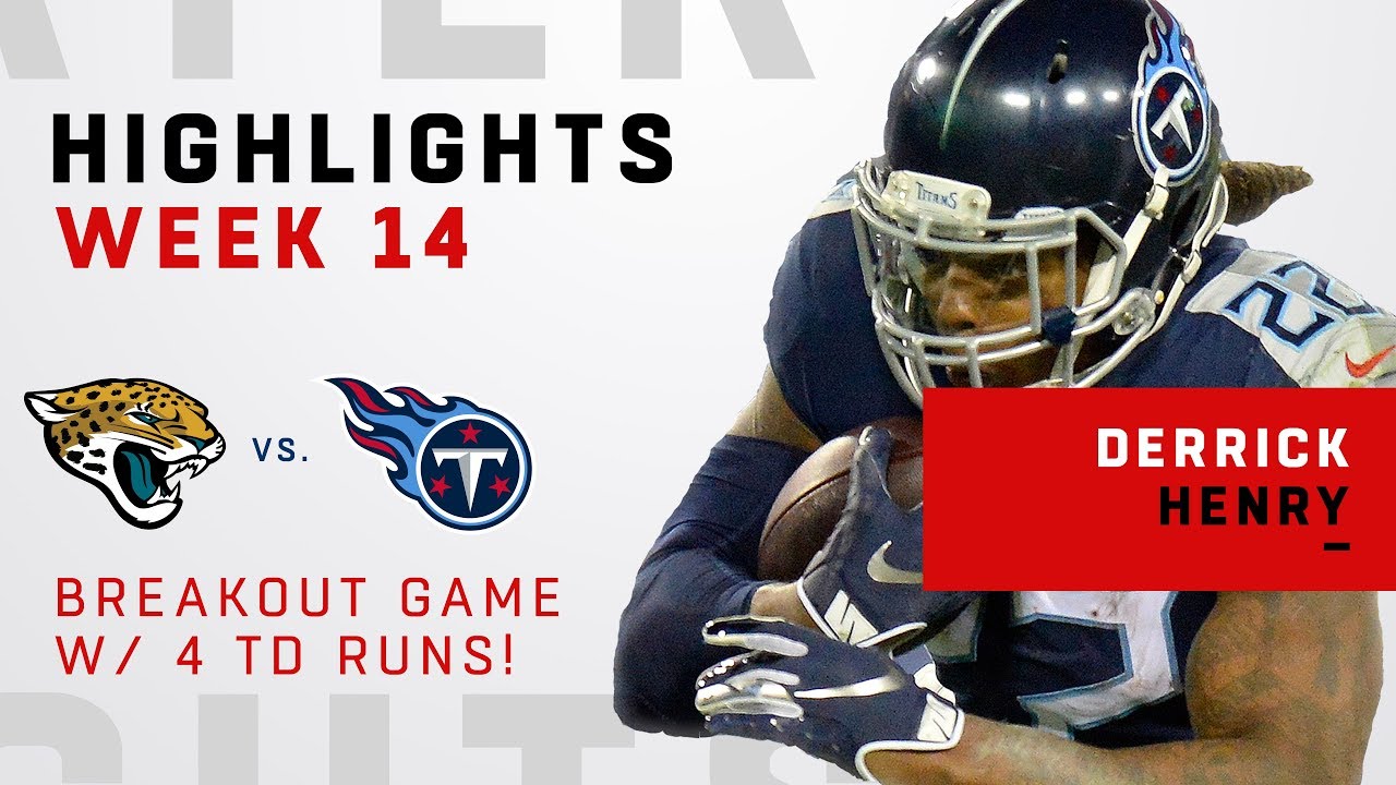 Derrick Henry's HUGE Game w/ 4 TDs & 238 Rushing Yards!!!