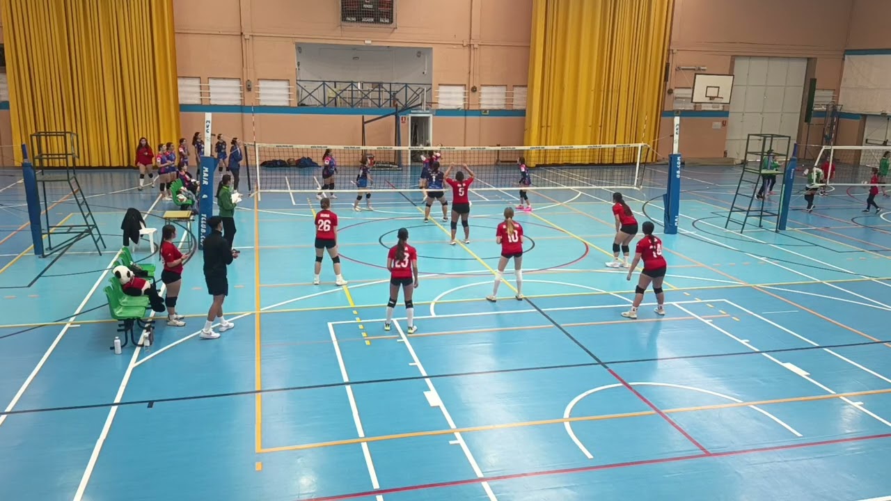Voleibol KV Jornada 8. Cadete Azul 2 - 0 Mairena verde