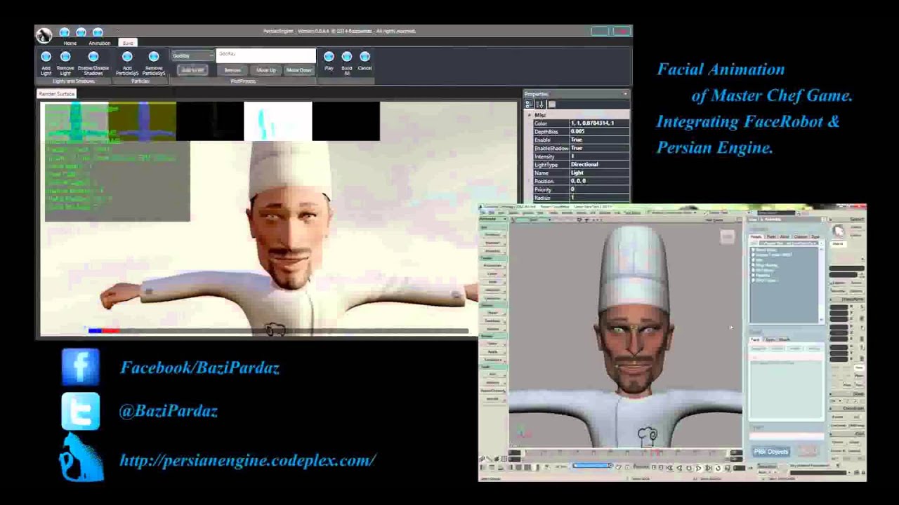 Persian Engine & FaceRobot