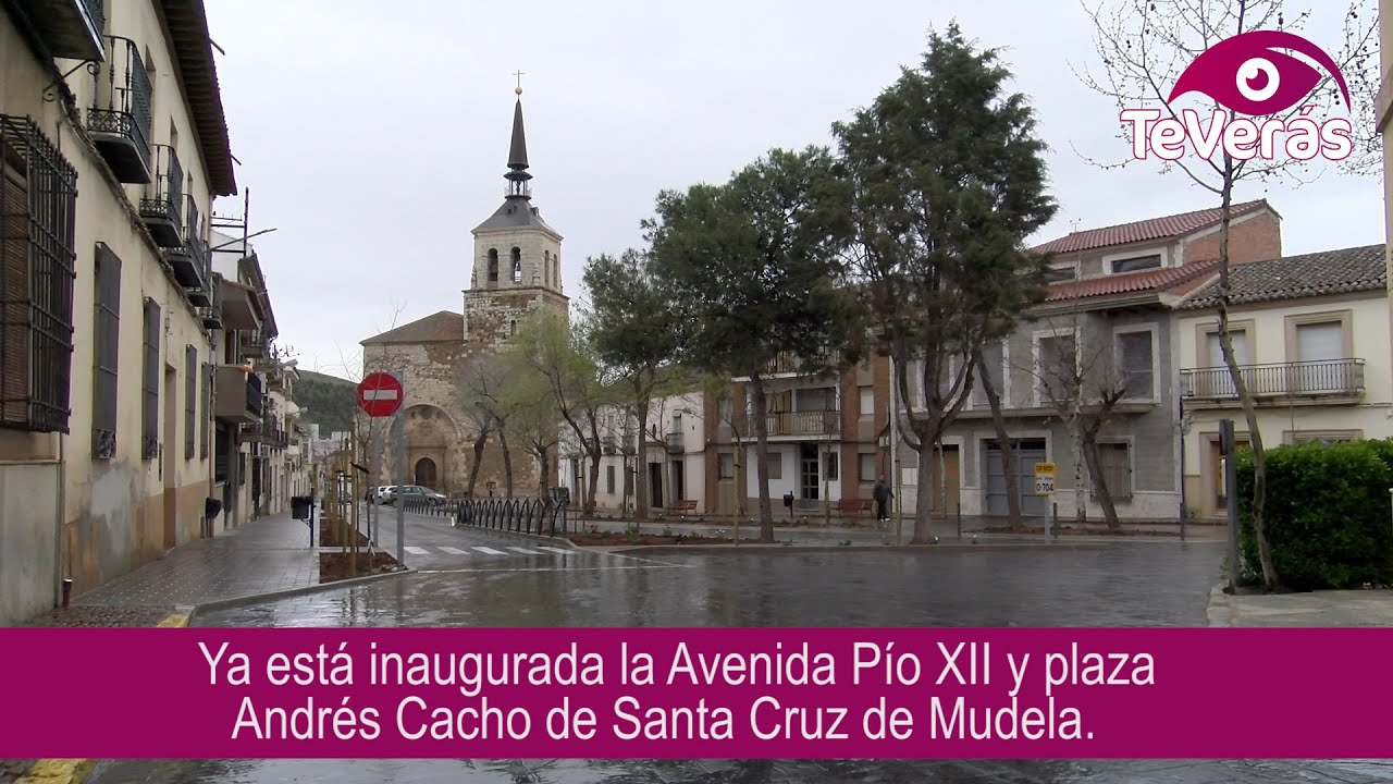 Inaugurada la Avenida Pío XII en Santa Cruz de Mudela