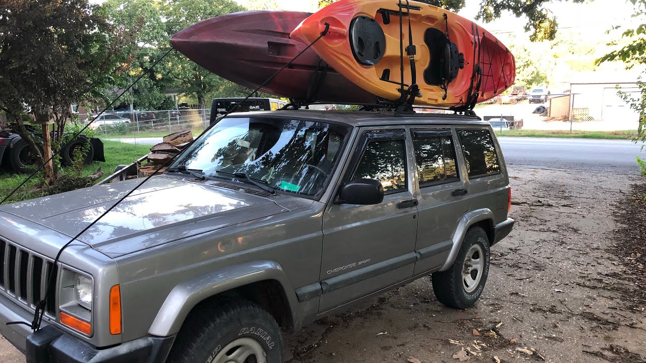 Simple Tie Down how to for Kayaks.