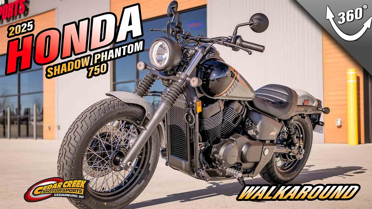 Walkaround | 2025 Honda® Shadow Phantom ABS