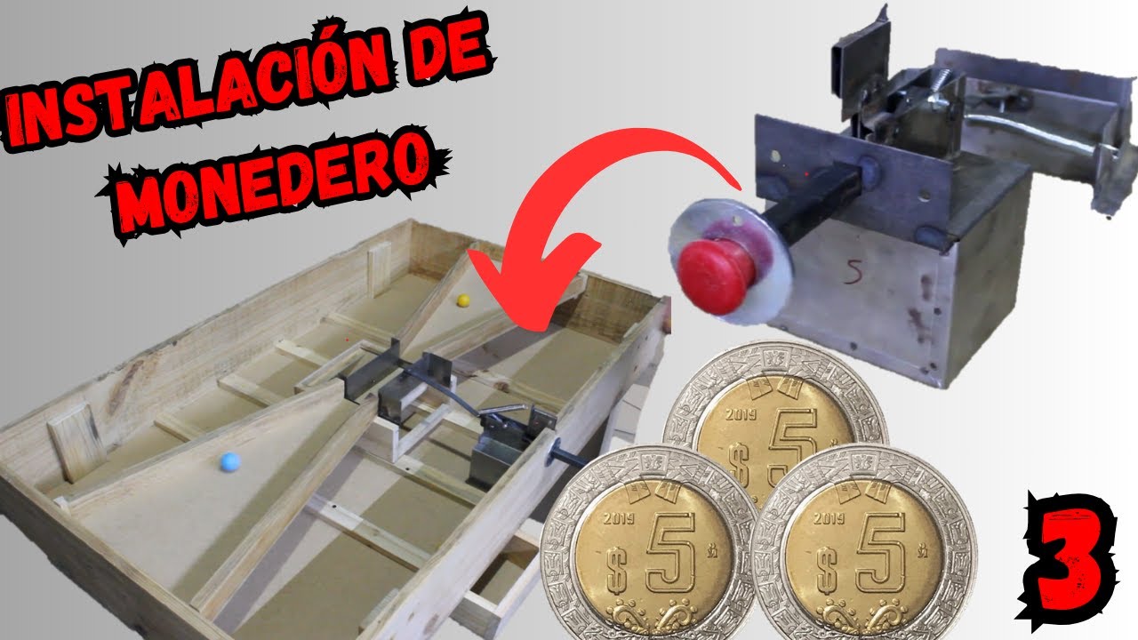 MECANISMO DE MONEDERO RESTAURACION DE UN VIEJO FUTBOLITO PARTE 3 #carpinteria #restauracion