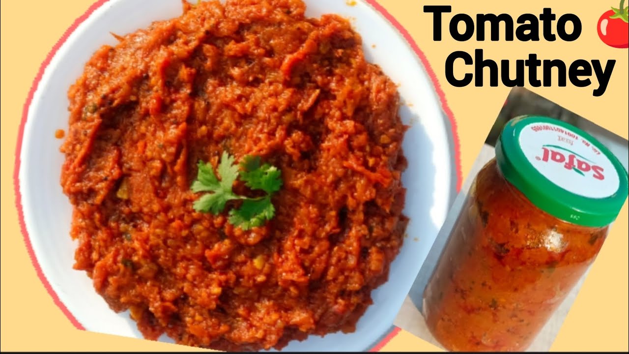 Tomato Chutney Recipe | Sweet and Tangy Chutney | Easy and tasty recipe