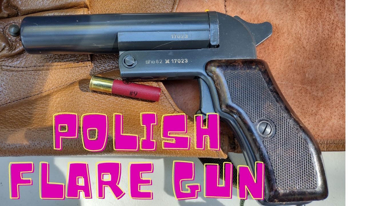 POLISH FLARE GUN WITH 22LR INSERT