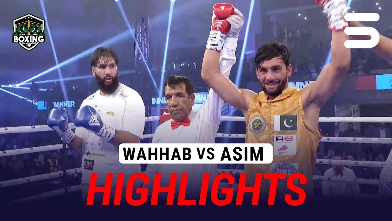 Wahhab Ahmed vs Asim Zaman | Boxing Highlights | 2nd International Boxing Championship | M3X1U