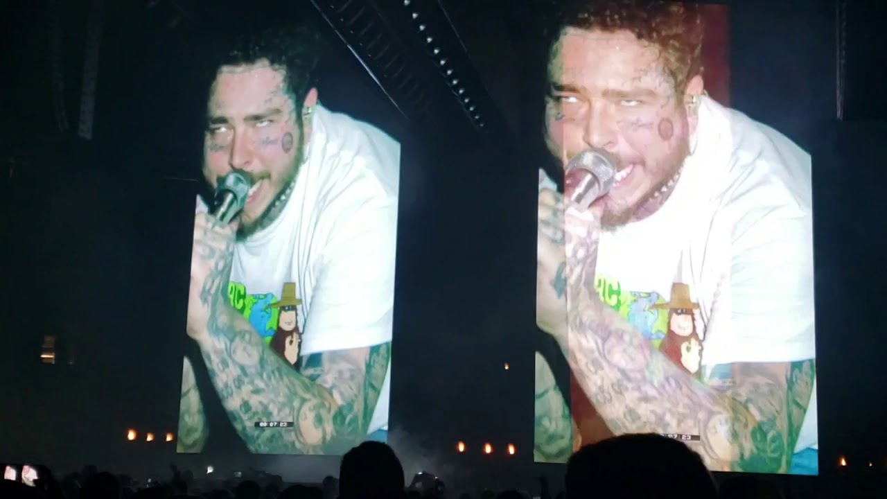 Sunflower, Rockstar & Congratulations--Toronto, On-- Feb 14, 2020 -- Post Malone & Swan Lee
