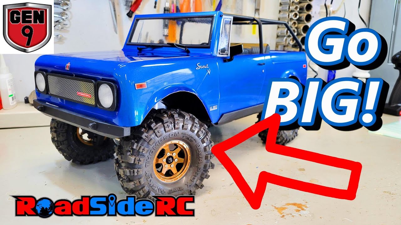 How to Fit Larger Tires on Redcat Gen 9 (Proline Racing Mickey Thompson Baja Pro X 1.9)