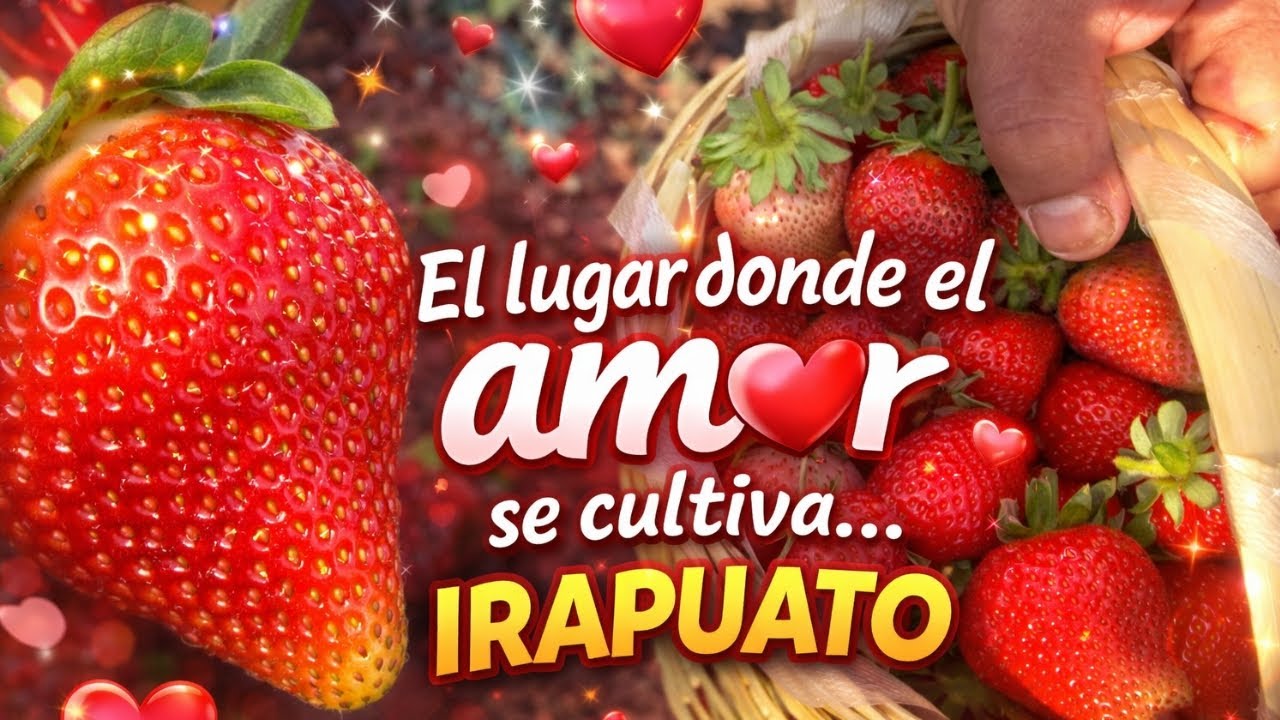 El lugar donde el amor se cultiva… Irapuato🍓❤️