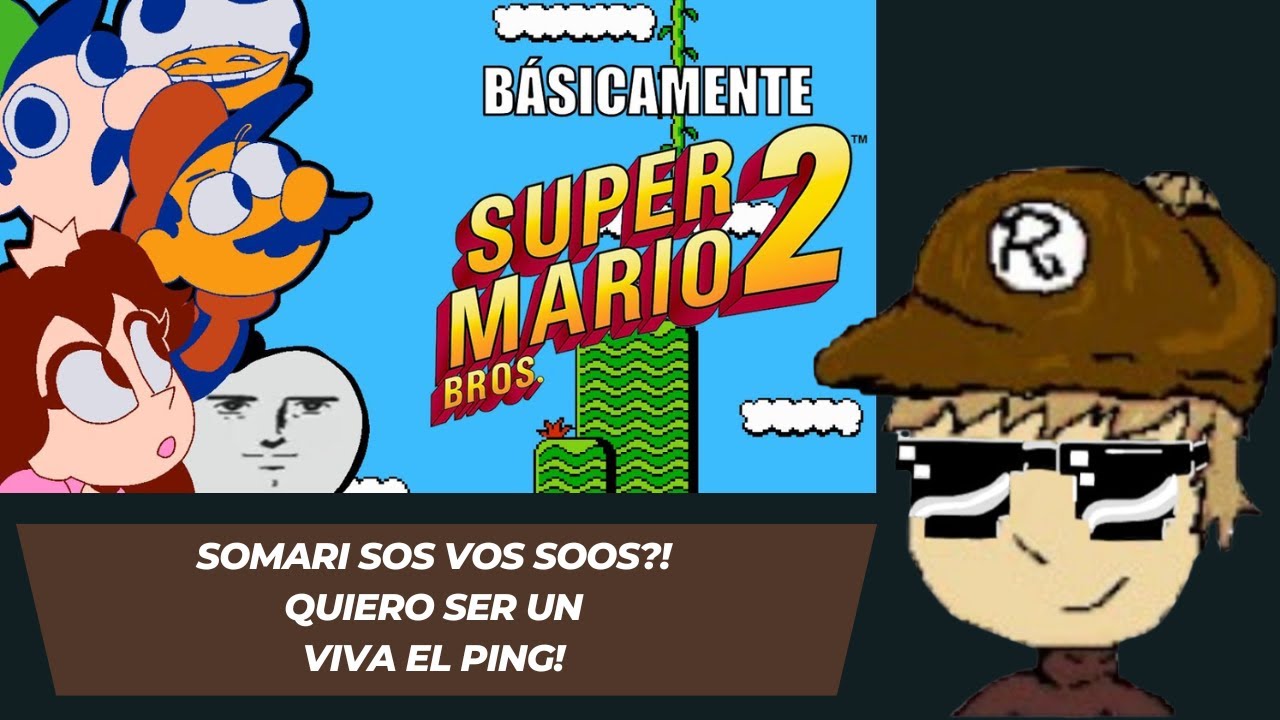 Raphander reacts to Básicamente: Super Mario Bros 2 @animagic21