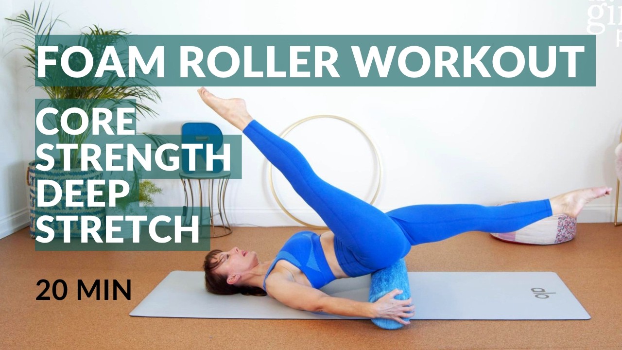 20 MIN PILATES FOAM ROLLER WORKOUT | Intermediate Foam Roller pilates