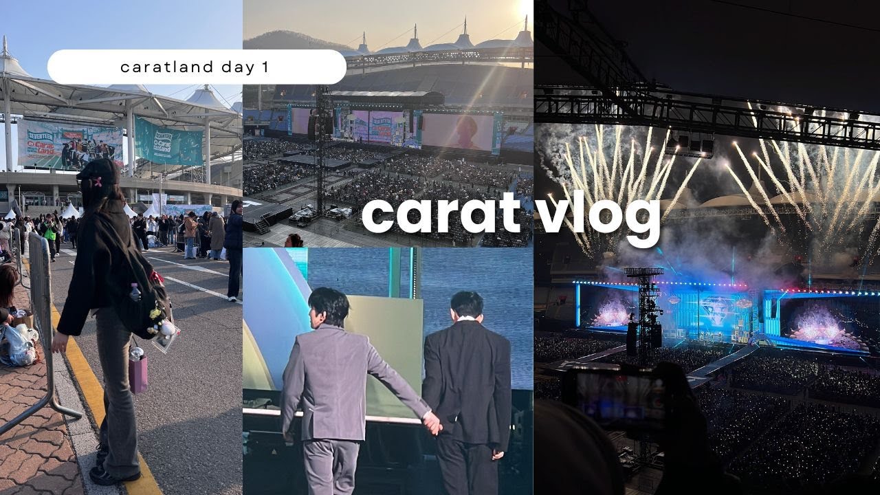 carat vlog💎: seventeen in caratland 2025 첫콘, caratzone, and fangirling