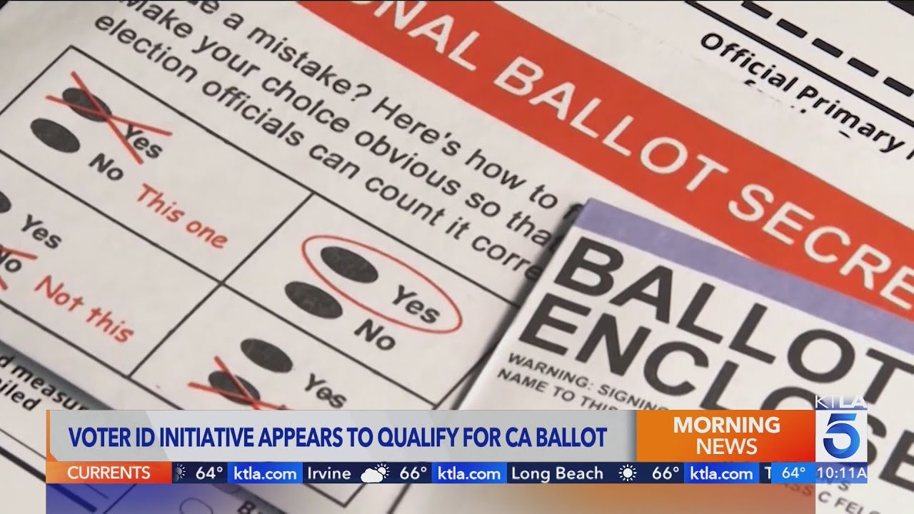 Voter ID initiative could appear on California&rsquo;s 2026 ballot. What to know