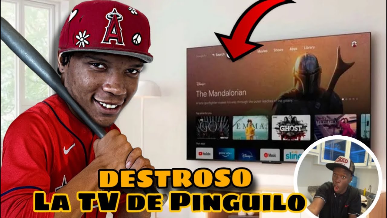 DESTRUY0 LA TV DE PINGUILO Y REACCIONA DE ESTA MANERA 
