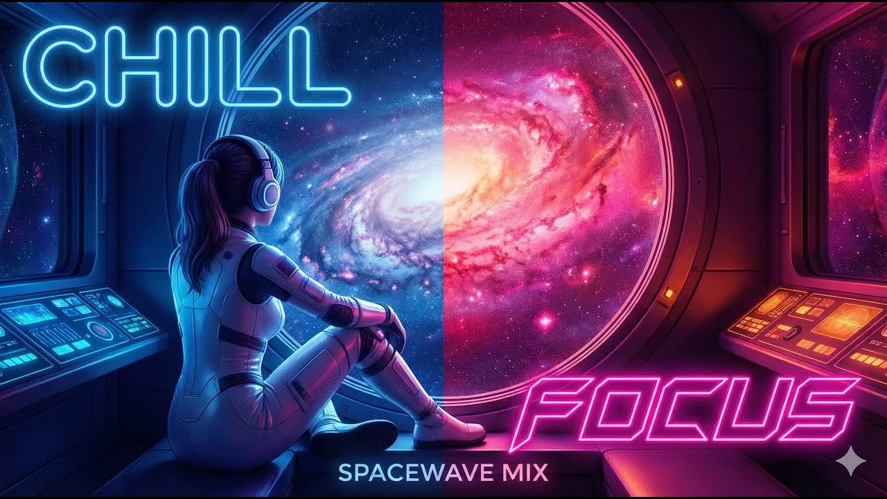 Orbiting Dreams: Spacewave & Synthwave Mix for Deep Focus