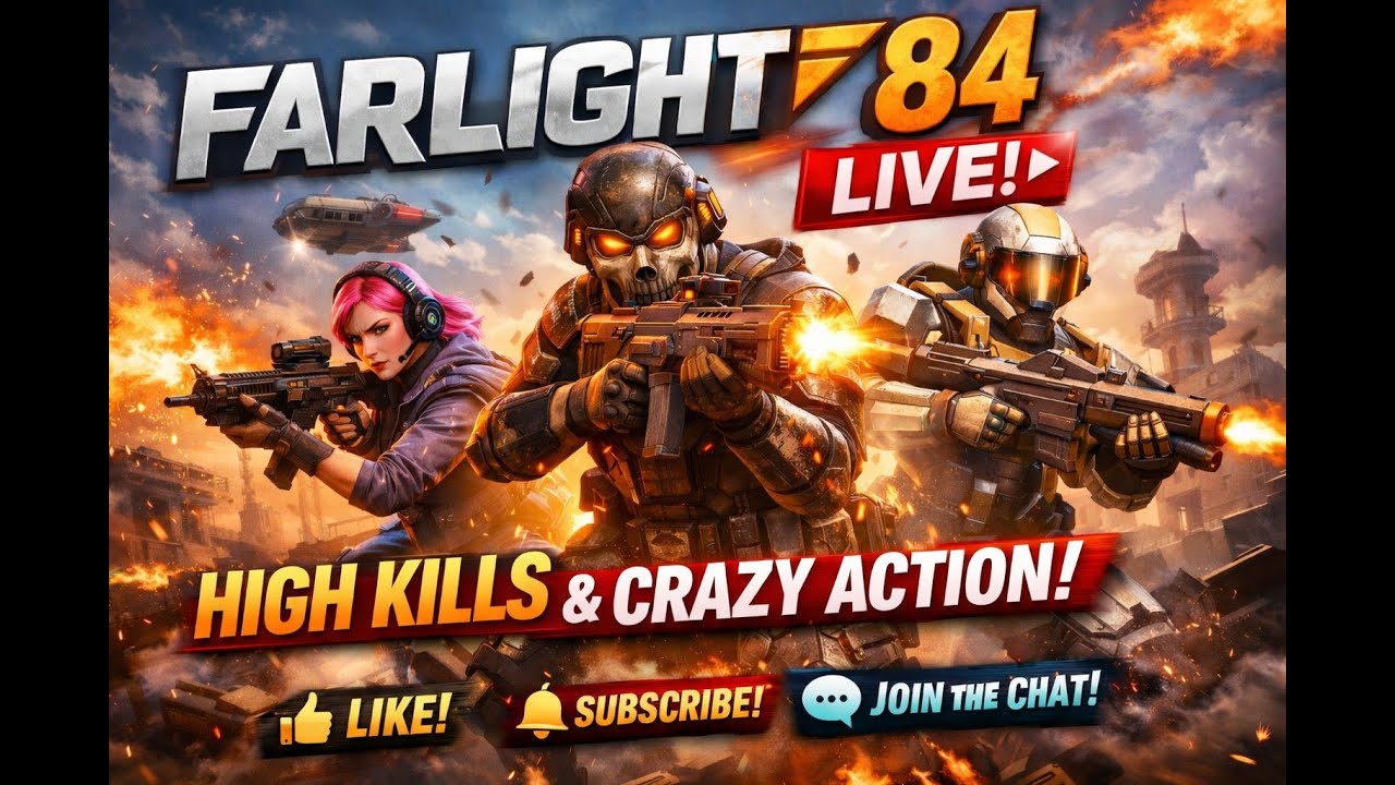 🔥 Farlight 84 Live | Non-Stop Action & Clutch Moments