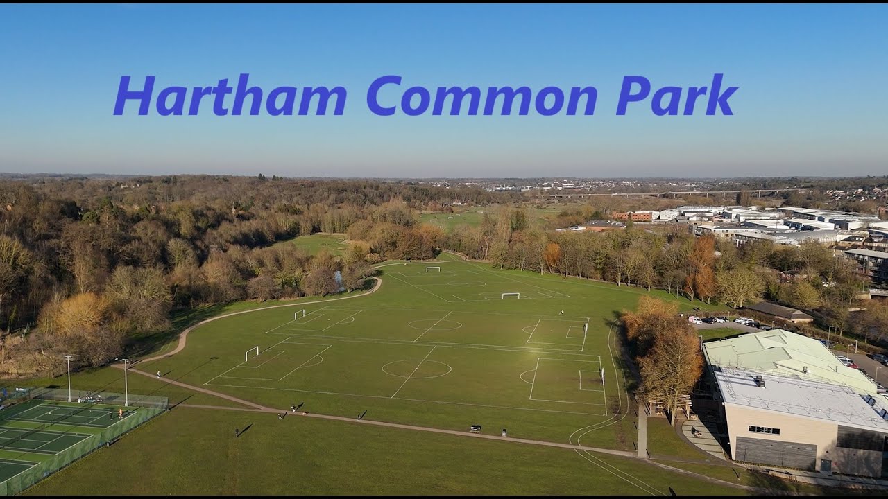 Hertford Hartham Common Park 4K Drone Footage | DJI Mini 4 Pro