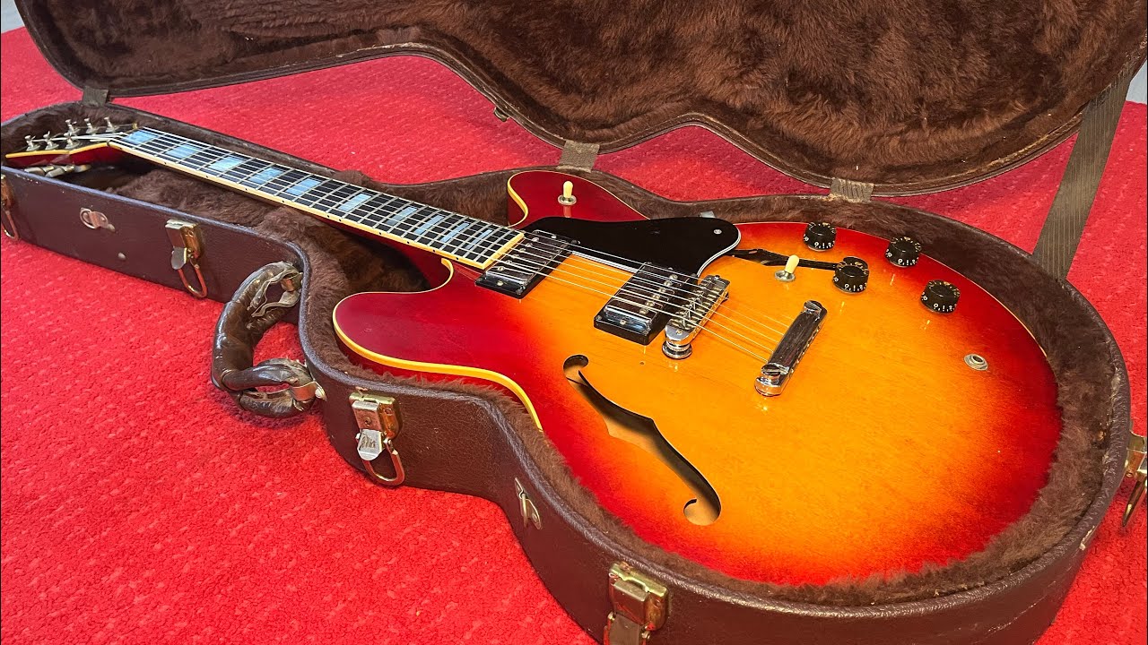 Gibson ES-347 1980 – Cherry Sunburst - LARRY CARLTON!!! 🎸🎸🎸