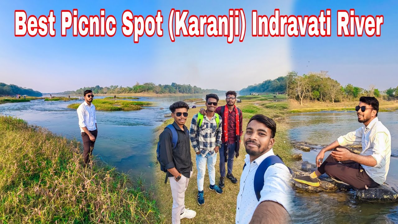 Best Picnic spot Karanji indravati River Jagdalpur Bastar @DK_Bastar_Wala