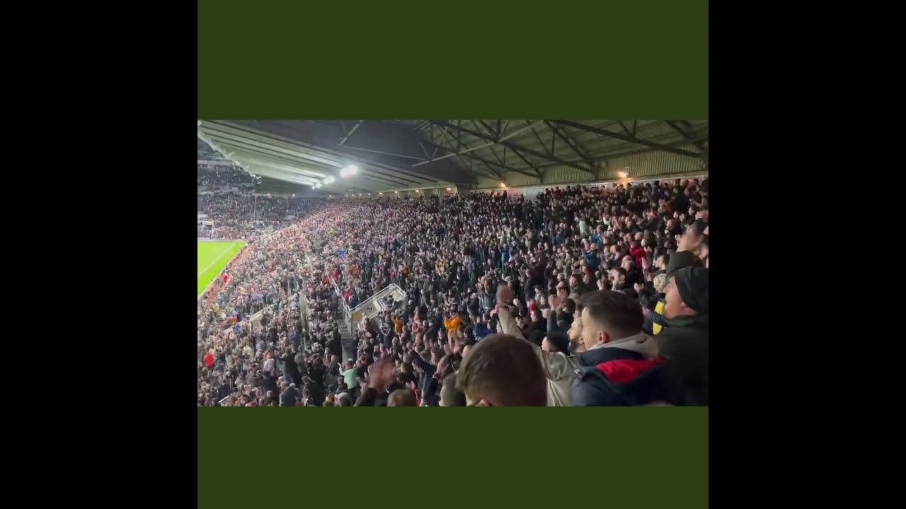 Eddie Howes black and white army chanting around st James’ park 1-0 vs Burnley