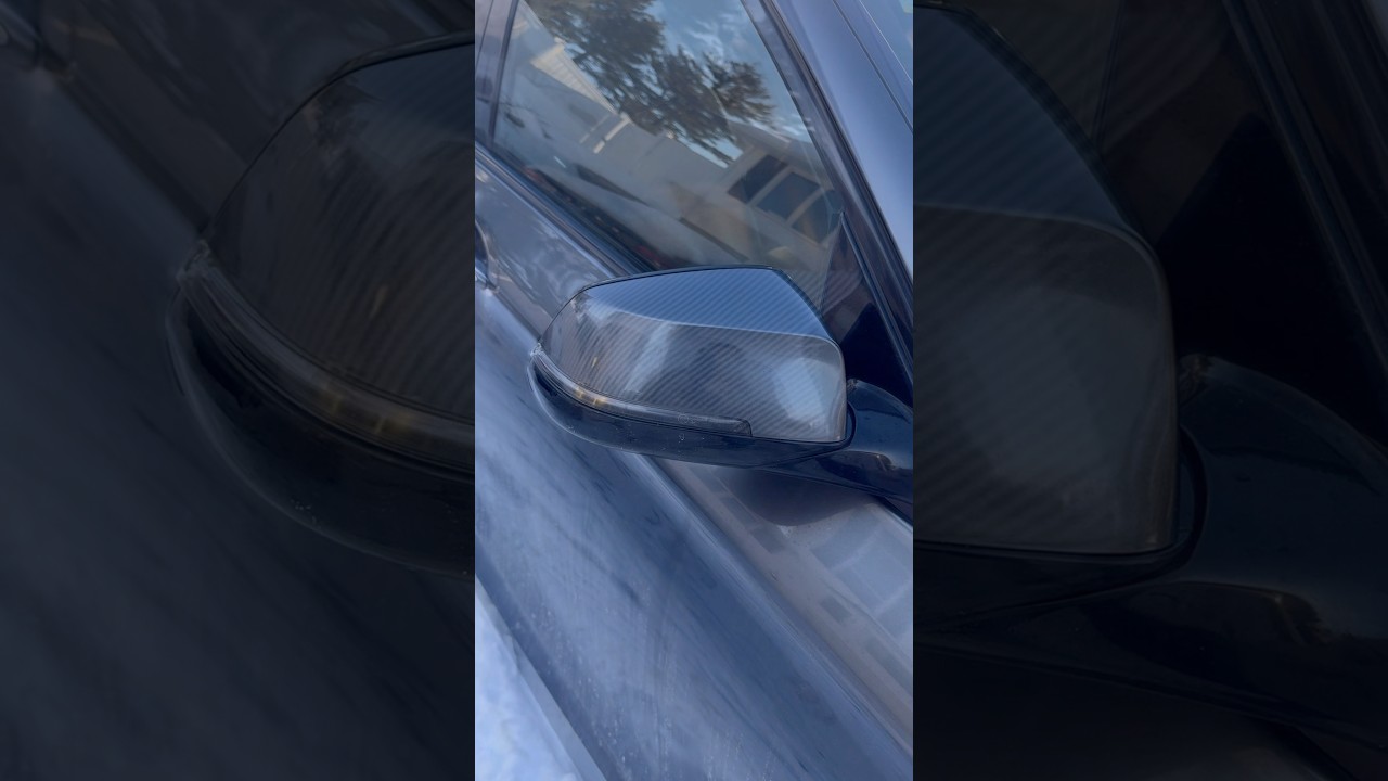 New carbon fiber mirror caps 