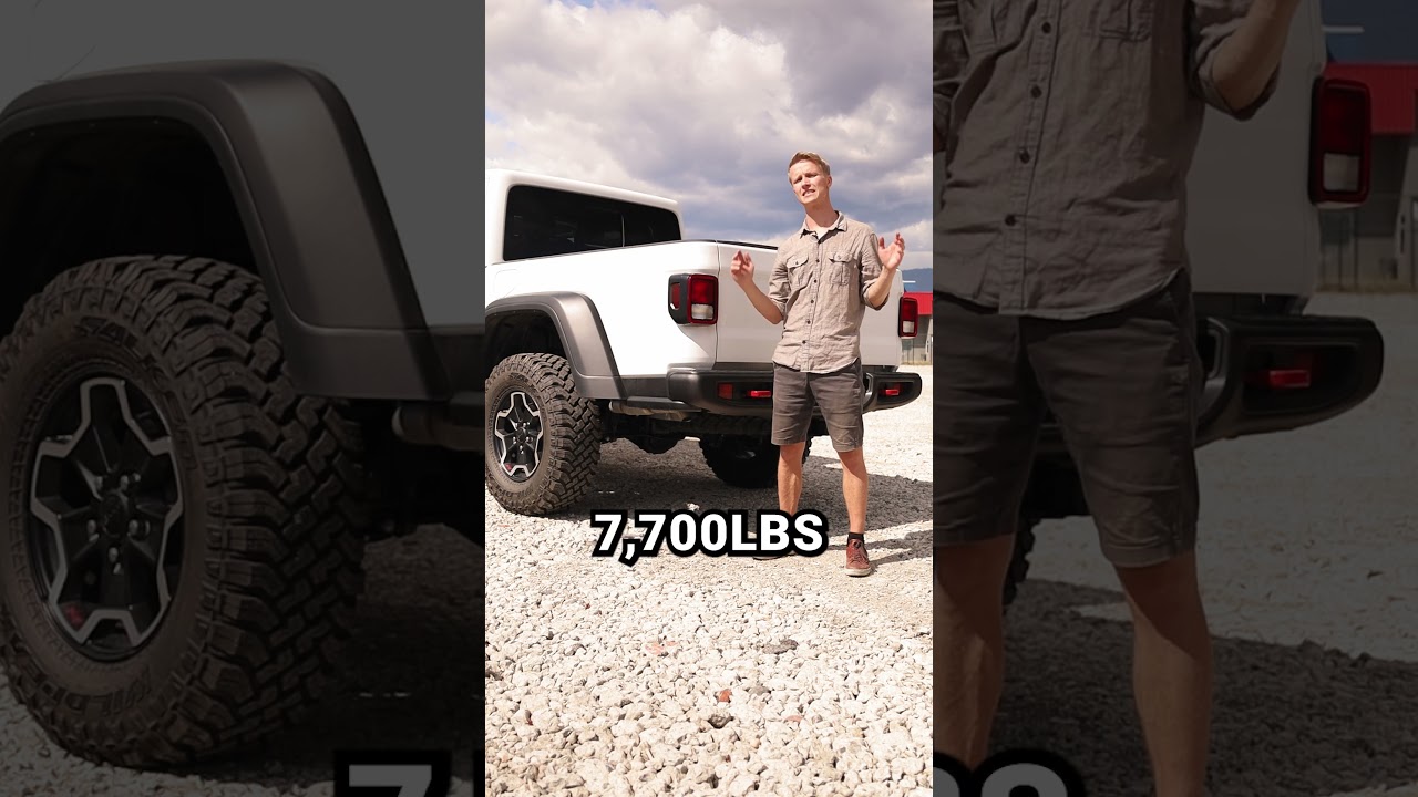 How much can the Jeep Gladiator tow? #jeep #jeepgladiator