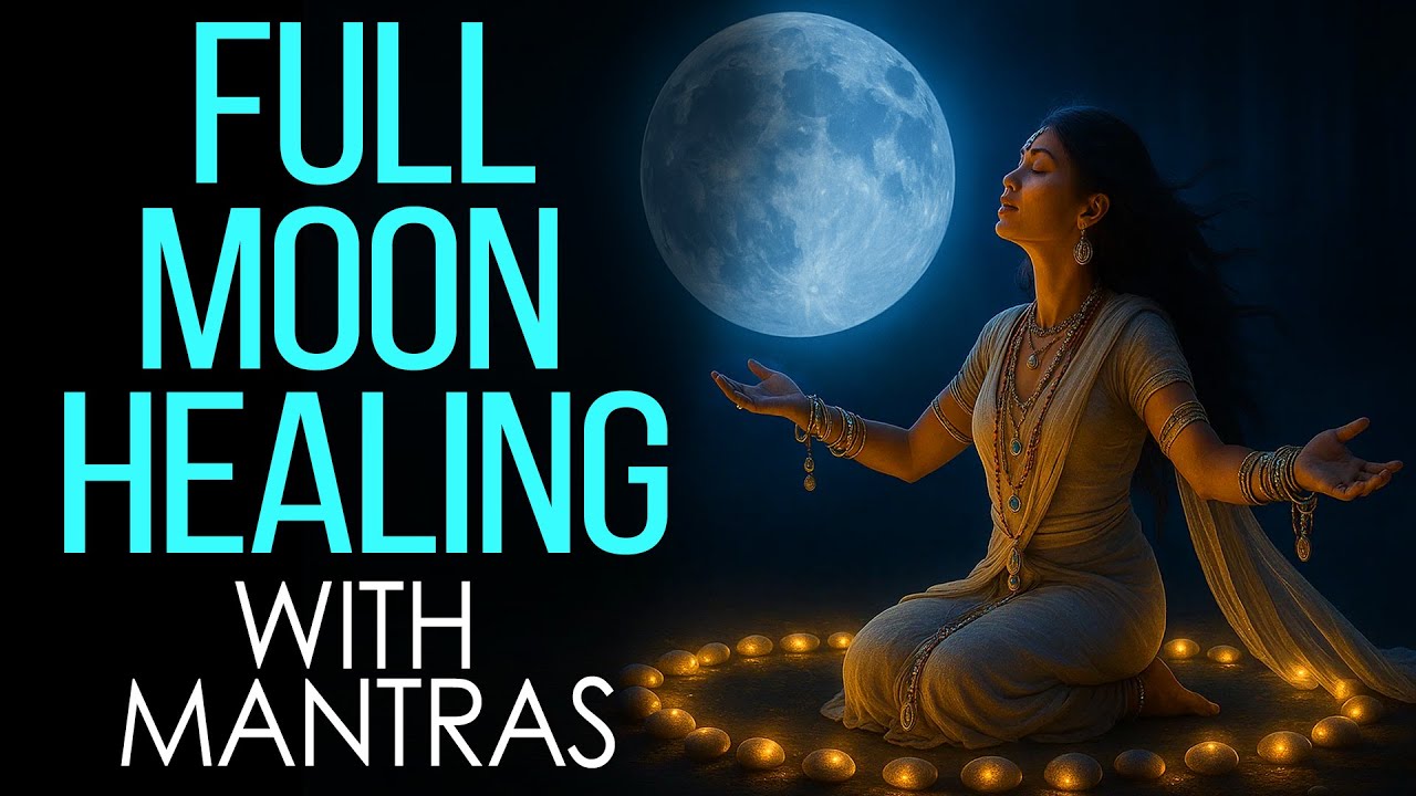 POWERFUL MANTRAS to Heal on the Full Moon 🌕 A Ritual to Close Cycles and Be Reborn ✨