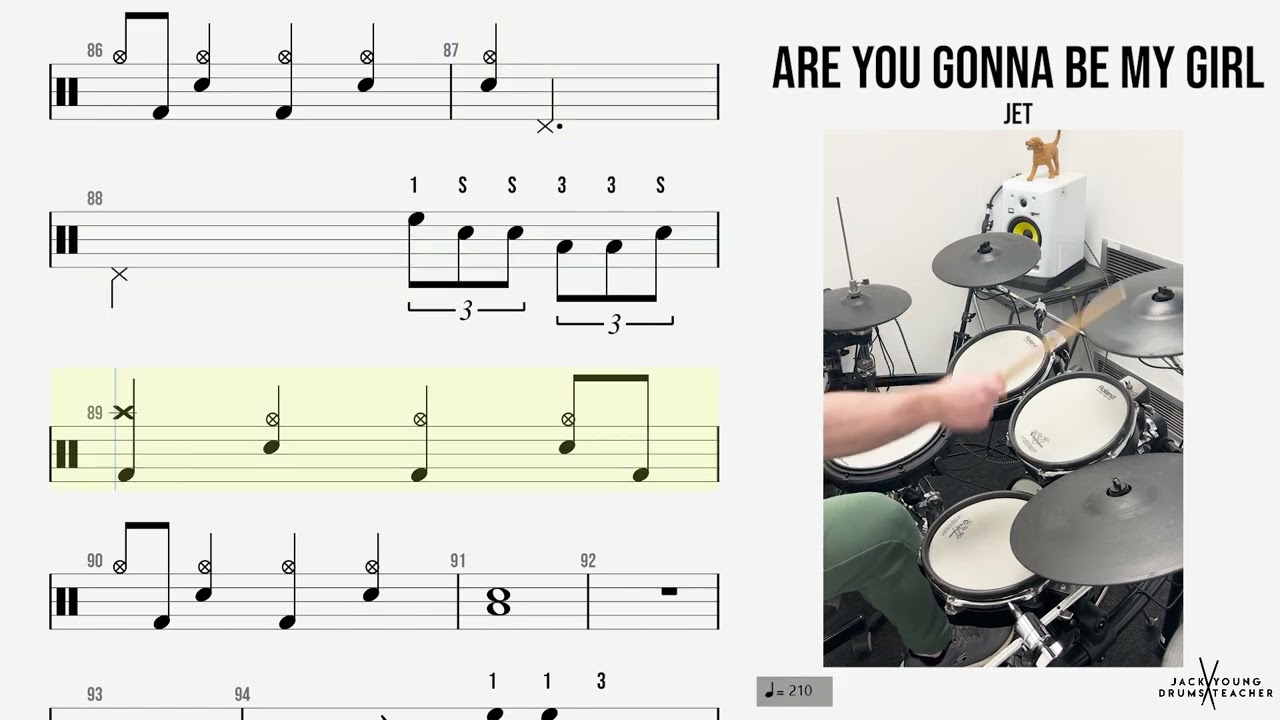 How to Play 🥁   Are You Gonna Be My Girl   Jet
