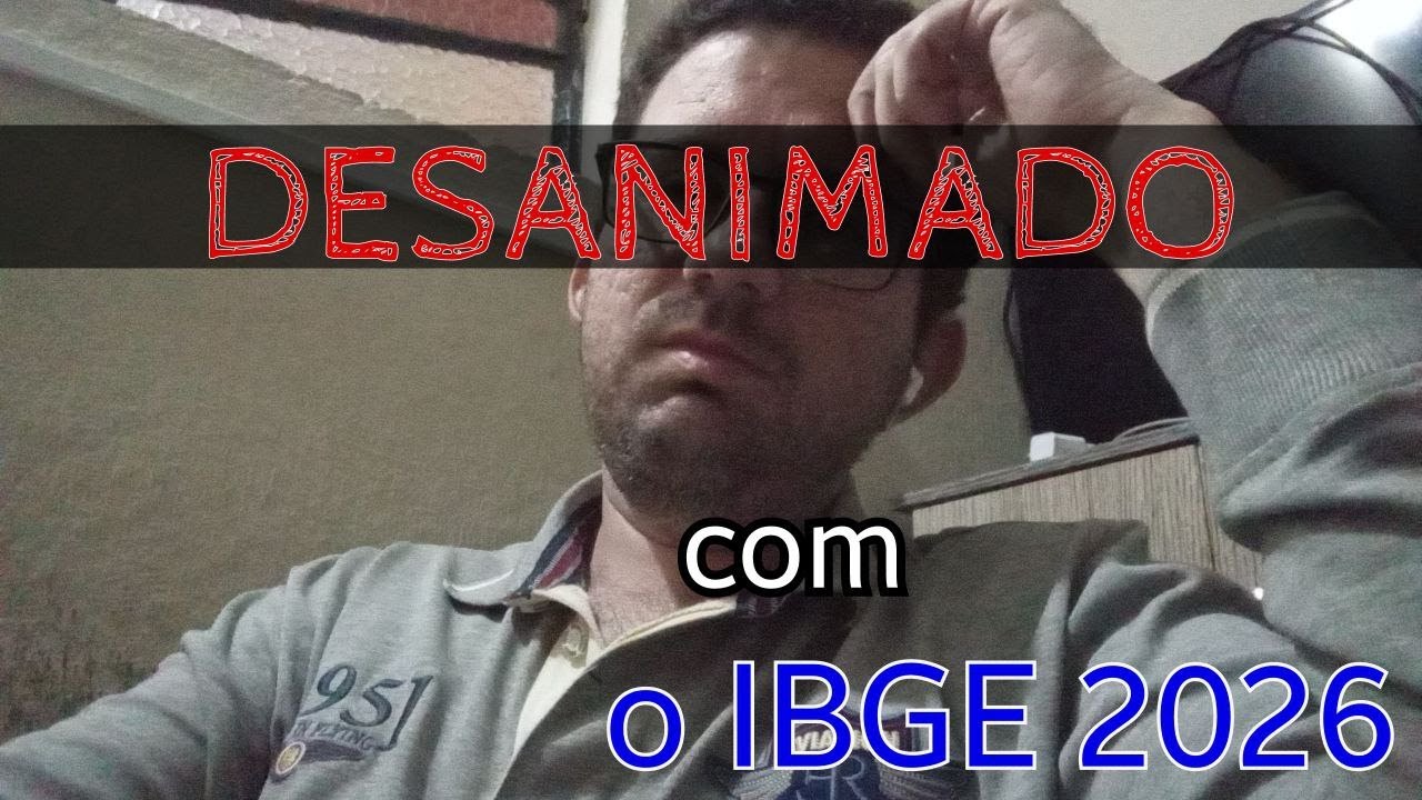 Eu DESANIMEI para o IBGE?
