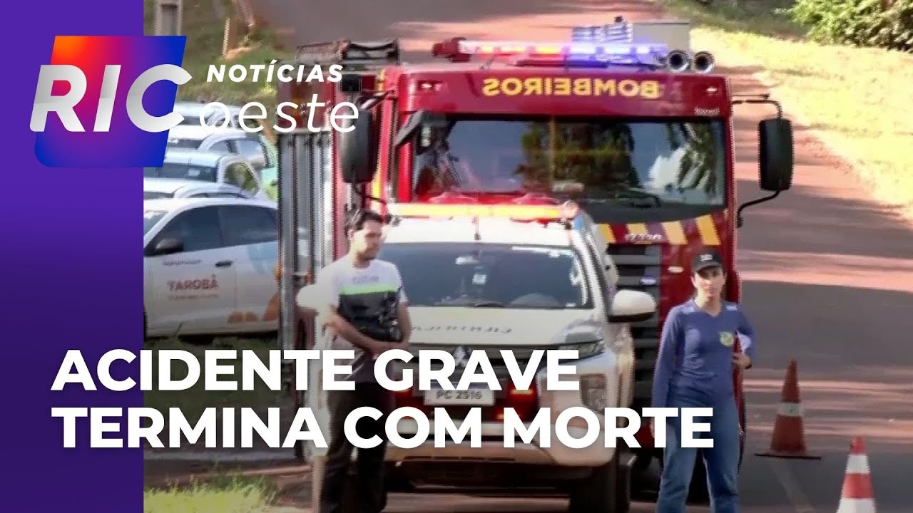Condutor morre em grave acidente na estrada Alto São Salvador em Cascavel