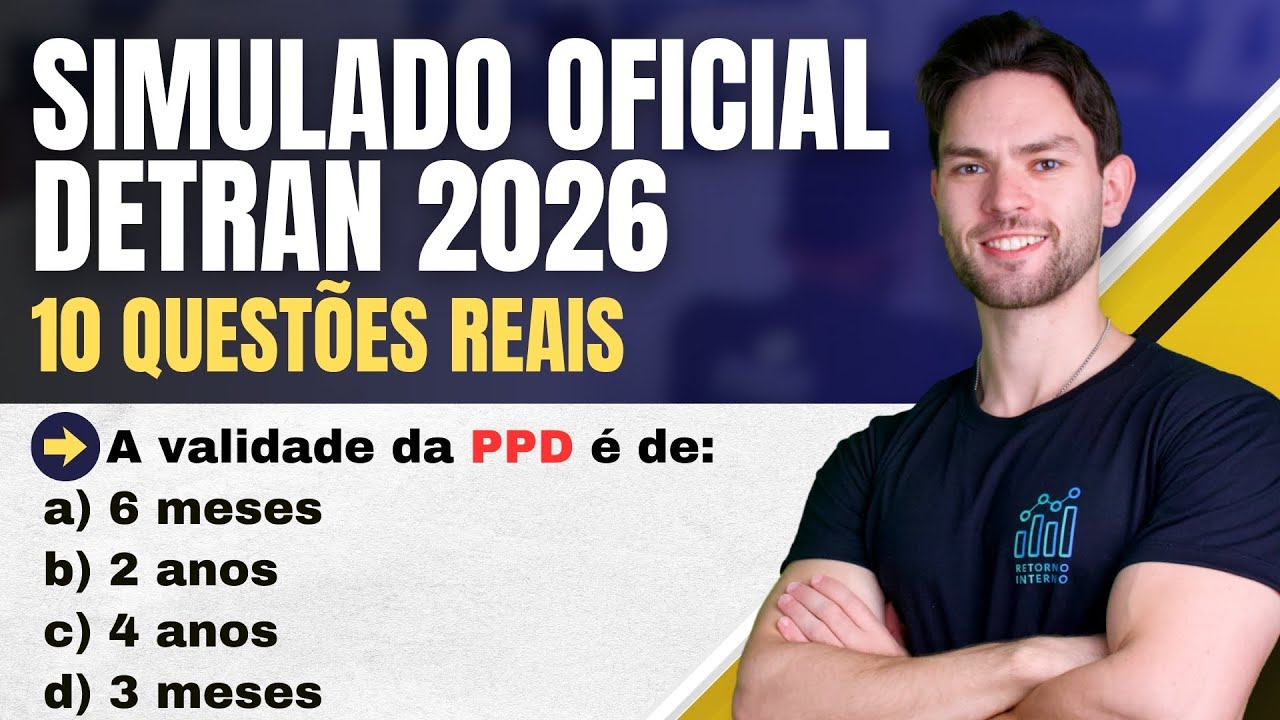 Simulado DETRAN 2026: Questões da Prova do Detran 2026