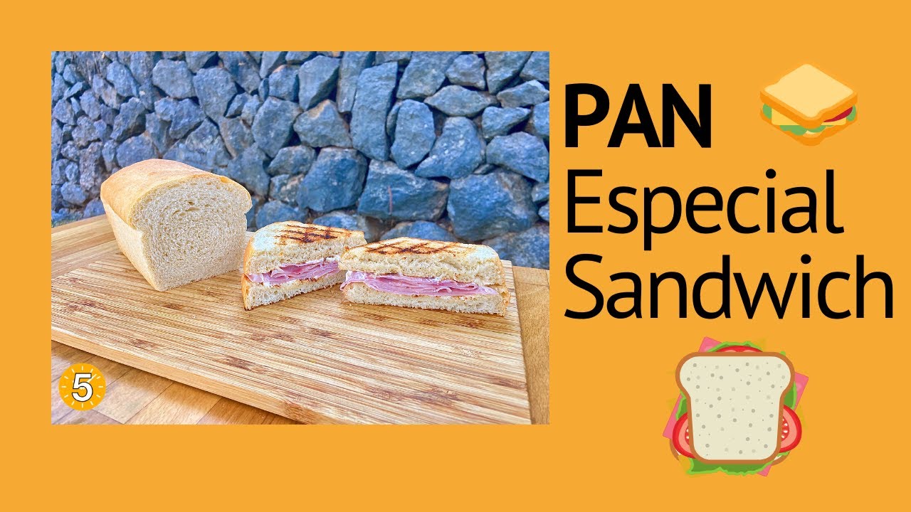 PAN ESPECIAL para SANDWICH (muy Tierno y Esponjoso) ✌🏻 - RECETAS EN 5 MINUTOS